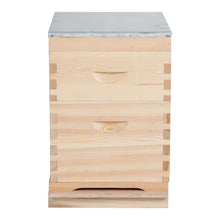 Load image into Gallery viewer, 8 Frame Double Beehive Box 16 Frames Australian Bee Hive Langstroth Beekeeping

