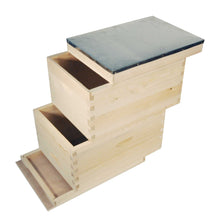 Load image into Gallery viewer, 8 Frame Double Beehive Box 16 Frames Australian Bee Hive Langstroth Beekeeping
