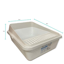 Load image into Gallery viewer, High Back Cat Litter Tray Large - Pet Fresh Clean Kitten Toilet Box
