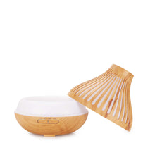 Load image into Gallery viewer, Essential Oil Aroma Diffuser and Remote - 500ml Flat Top Wood Mist Humidifier
