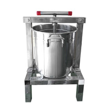 Load image into Gallery viewer, Honey Wax Press 10L - Capping Stainless Steel Manual Presser 23cm Barrel Beekeep
