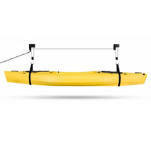 Load image into Gallery viewer, Kayak Hoist - 45kg Garage Ceiling Pulley Lift Storage System Bike Luggage Holder
