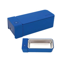Load image into Gallery viewer, 600ml Ultrasonic Jewellery Cleaner Mini Blue - Portable Personal Sonic Bath
