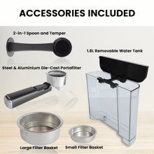 Load image into Gallery viewer, Pronti Toaster, Kettle &amp; Coffee Machine Breakfast Set - White
