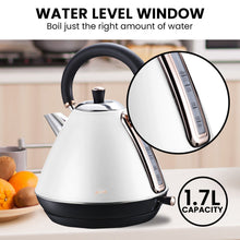 Load image into Gallery viewer, Pronti Toaster, Kettle &amp; Coffee Machine Breakfast Set - White
