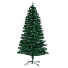 Load image into Gallery viewer, Christabelle 1.5m Enchanted Pre Lit Fibre Optic Christmas Tree Stars Xmas Decor
