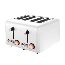 Load image into Gallery viewer, Pronti Rose Trim Collection Toaster &amp; Kettle Bundle - White
