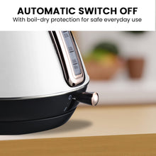 Load image into Gallery viewer, Pronti Rose Trim Collection Toaster &amp; Kettle Bundle - White
