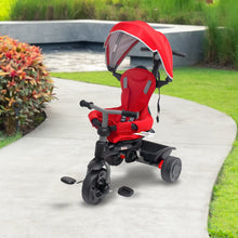 Load image into Gallery viewer, Veebee Explorer 3-stage Kids Trike With Canopy - Red
