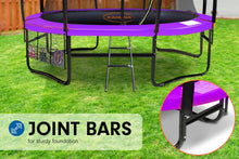Load image into Gallery viewer, Kahuna Classic 6ft Trampoline Free Ladder Spring Mat Net Safety Pad Cover Round Enclosure Basketball Set - Purple
