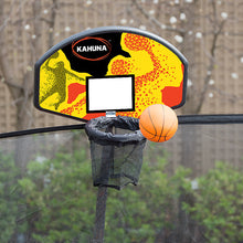 Load image into Gallery viewer, Kahuna Classic 6ft Trampoline Free Ladder Spring Mat Net Safety Pad Cover Round Enclosure Basketball Set - Rainbow
