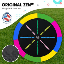 Load image into Gallery viewer, Kahuna 8ft Outdoor Trampoline Kids Children With Safety Enclosure Mat Pad Net Ladder Basketball Hoop Set - Rainbow
