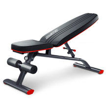 Load image into Gallery viewer, Powertrain Home Gym Bench Adjustable Flat Incline Decline FID 250KG Load
