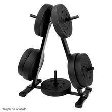 Load image into Gallery viewer, Powertrain Weight Plates Storage Home Gym Rack
