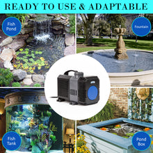 Load image into Gallery viewer, Dynamic Power Aquarium Submersible Pond Water Pump 10000L/H
