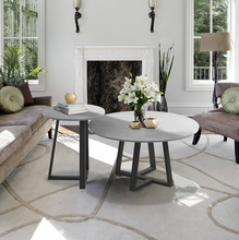 Load image into Gallery viewer, Interior Ave - Broadway Two Tier Stone Coffee Table Set
