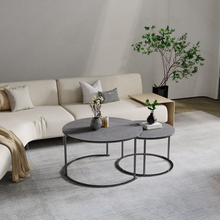 Load image into Gallery viewer, Executive Stone Nested Coffee Table Set
