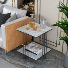 Load image into Gallery viewer, Interior Ave - Milano Black Square Side Table
