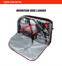 Load image into Gallery viewer, NOOYAH Bike Travel Bag Case Plane Boat Shipping Transport, Fits Cross Country All Mountain Bike, MTB, TT, Road Triathlon Bike 29er 700c

