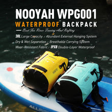 Load image into Gallery viewer, NOOYAH IPX8 Waterproof Bike Cycle Outdoor Sports Backpack Double-Layer Waterproof Bag  MINT GREEN
