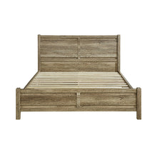 Load image into Gallery viewer, Double Size Bed Frame Natural Wood like MDF in Oak Colour

