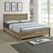 Load image into Gallery viewer, King Size Bed Frame Natural Wood like MDF in Oak Colour
