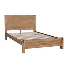 Load image into Gallery viewer, Bed Frame King Single Size in Solid Wood Veneered Acacia Bedroom Timber Slat in Oak
