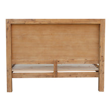 Load image into Gallery viewer, Bed Frame Single Size in Solid Wood Veneered Acacia Bedroom Timber Slat in Oak
