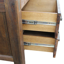 Load image into Gallery viewer, Bedside Table 2 drawers Night Stand Solid Wood Acacia Storage in Chocolate Colour
