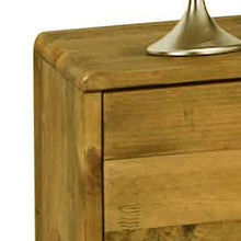 Load image into Gallery viewer, Bedside Table 2 drawers Night Stand Solid Wood Storage Light Brown Colour
