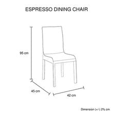 Load image into Gallery viewer, 7 Pieces Dining Suite Dining Table &amp; 6X  Black Chairs in Rectangular Shape High Glossy MDF Wooden Base Combination of Black &amp; White Colour
