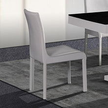 Load image into Gallery viewer, 7 Pieces Dining Suite Dining Table &amp; 6X  White Chairs in Rectangular Shape High Glossy MDF Wooden Base Combination of Black &amp; White Colour
