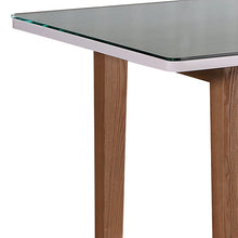 Load image into Gallery viewer, 7 Pieces Dining Suite Dining Table &amp; 6X Chairs in White Top High Glossy Wooden Base
