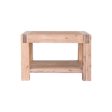 Load image into Gallery viewer, Lamp Table Open Storage Solid Wooden Frame in Classic Oak Colour

