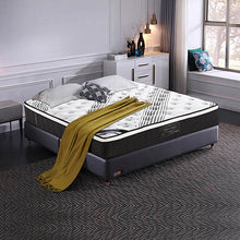 Load image into Gallery viewer, Mattress Euro Top Queen Size Pocket Spring Coil with Knitted Fabric Medium Firm 33cm Thick
