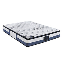Load image into Gallery viewer, Double Mattress Latex Pillow Top Pocket Spring Foam Medium Firm Bed
