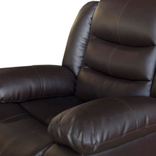 Load image into Gallery viewer, Single Seater Recliner Sofa Chair In Faux Leather Lounge Couch Armchair in Brown
