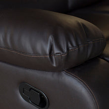 Load image into Gallery viewer, Single Seater Recliner Sofa Chair In Faux Leather Lounge Couch Armchair in Brown
