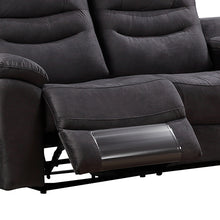 Load image into Gallery viewer, 5 Seater Corner Couch Velvet Grey Fabric Recliner Sofa Lounge Set with Quilted Back Cushions
