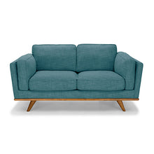 Load image into Gallery viewer, 3+2 Seater Sofa Teal Fabric Lounge Set for Living Room Couch with Wooden Frame
