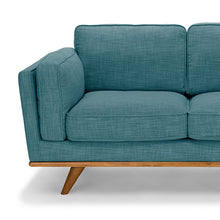 Load image into Gallery viewer, 3+2 Seater Sofa Teal Fabric Lounge Set for Living Room Couch with Wooden Frame
