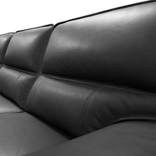 Load image into Gallery viewer, Lounge Set Luxurious 7 Seater Bonded Leather Corner Sofa Living Room Couch in Black with Chaise
