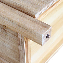 Load image into Gallery viewer, Tallboy with 4 Storage Drawers Solid Wooden Assembled in Oak Colour
