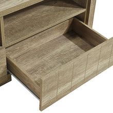 Load image into Gallery viewer, TV Cabinet 3 Storage Drawers with Shelf Natural Wood like MDF Entertainment Unit in Oak Colour
