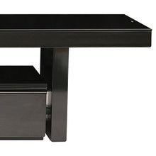 Load image into Gallery viewer, TV Cabinet with 3 Storage Drawers Extendable With Glossy MDF Entertainment Unit in Black Color
