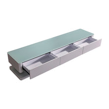 Load image into Gallery viewer, 200cm Elegant High Glossy Assembled Entertainment Unit in White color
