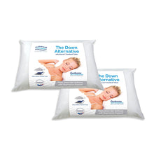 Load image into Gallery viewer, Mediflow Twin Pack Adjustable Floating Comfort Down Alternative Waterbase Pillows
