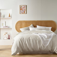 Load image into Gallery viewer, Vintage Design Homewares Natural French Linen Quilt Cover Set Double
