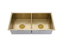Load image into Gallery viewer, 2023 Burnished Brass Gold stainless steel 304 double bowl kitchen sink
