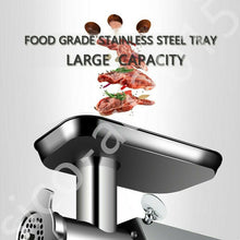 Load image into Gallery viewer, 1.63HP Commercial Meat Mincer- Electric Grinder &amp; Sausage Maker Filler 1200W
